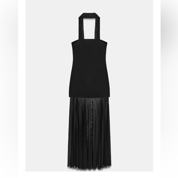 ZARA COMBINED DRESS WITH TRANSPARENCIES - Picture 15 of 16